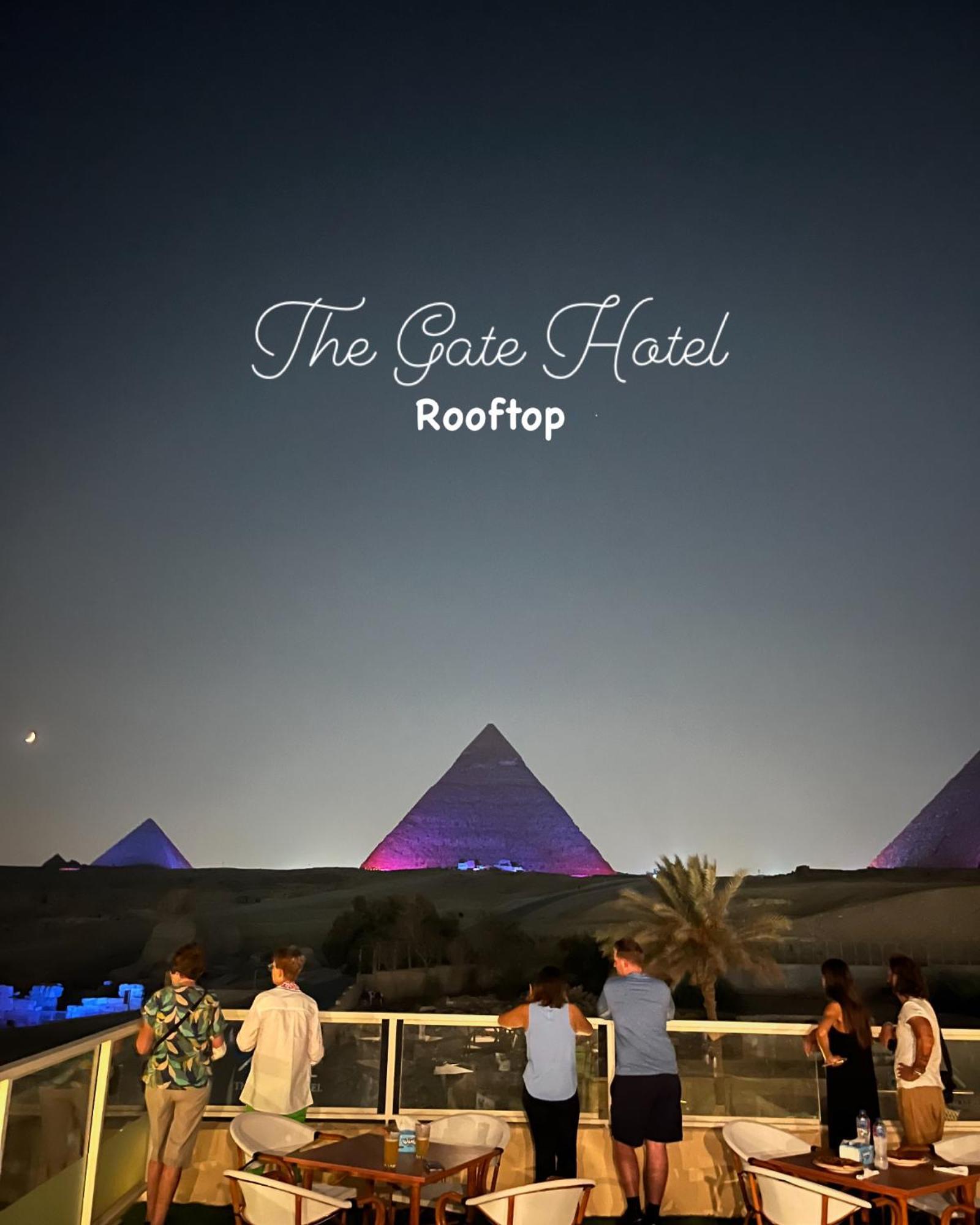 The Gate Hotel Front Pyramids & Sphinx View Kafret el-Gabal Exterior foto